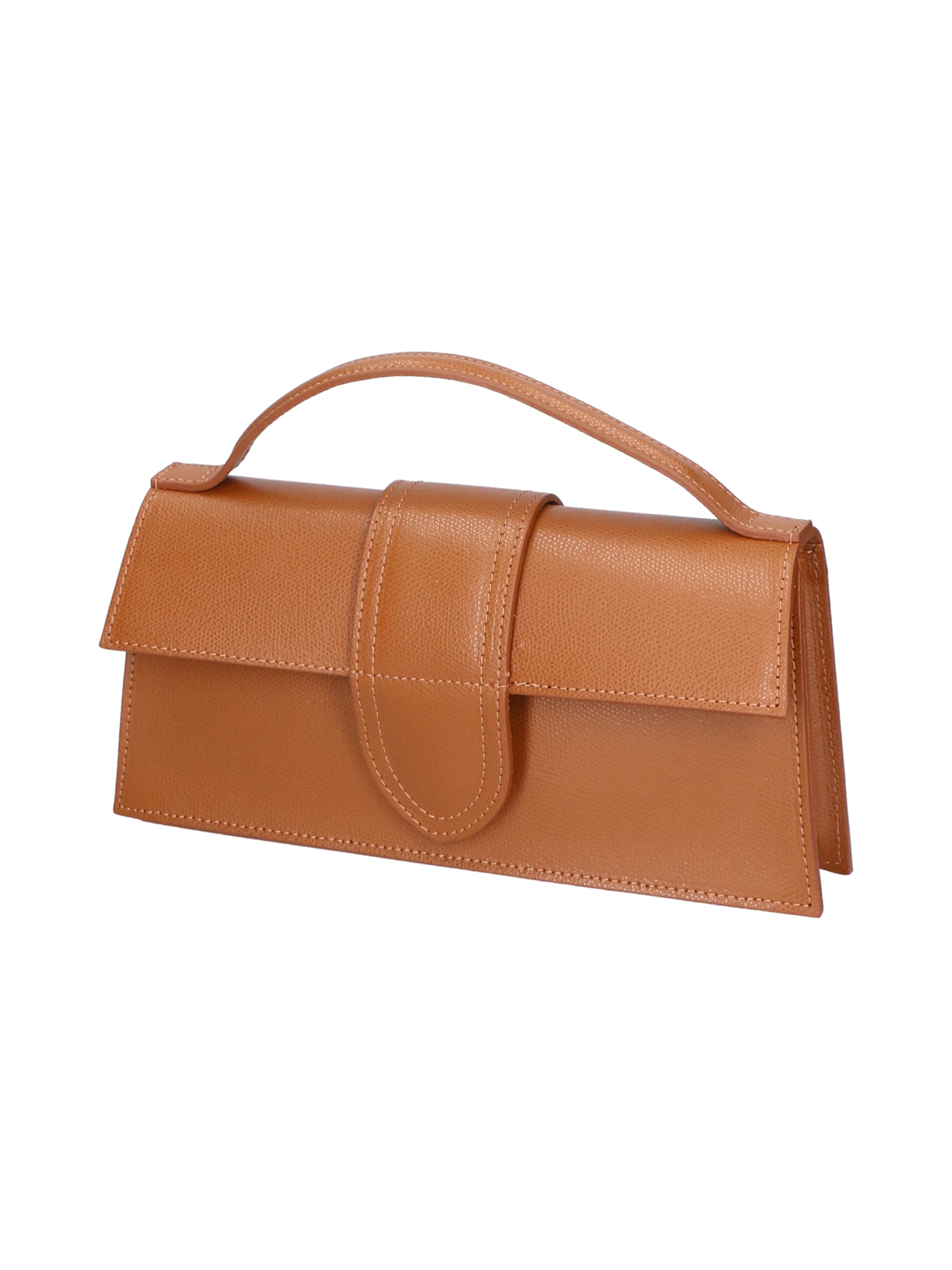 Gave Lux Handtas in Bruin: voorkant