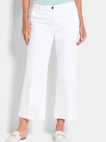 Goldner Wide leg Jeans 'Vera' in White: front