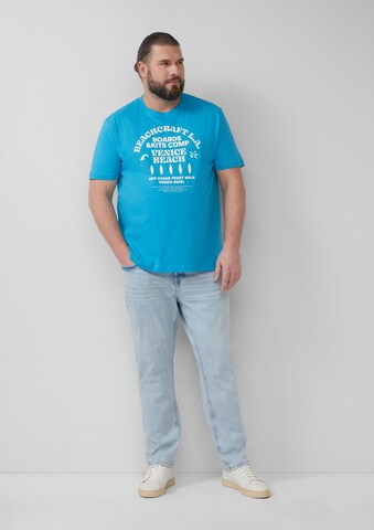 T-Shirt s.Oliver Men Big Sizes en bleu