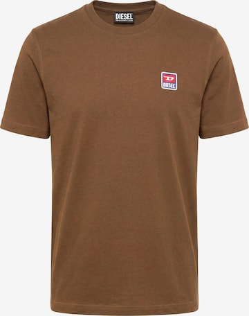 DIESEL - Camiseta 'T-JUST 16' en marrón: frente