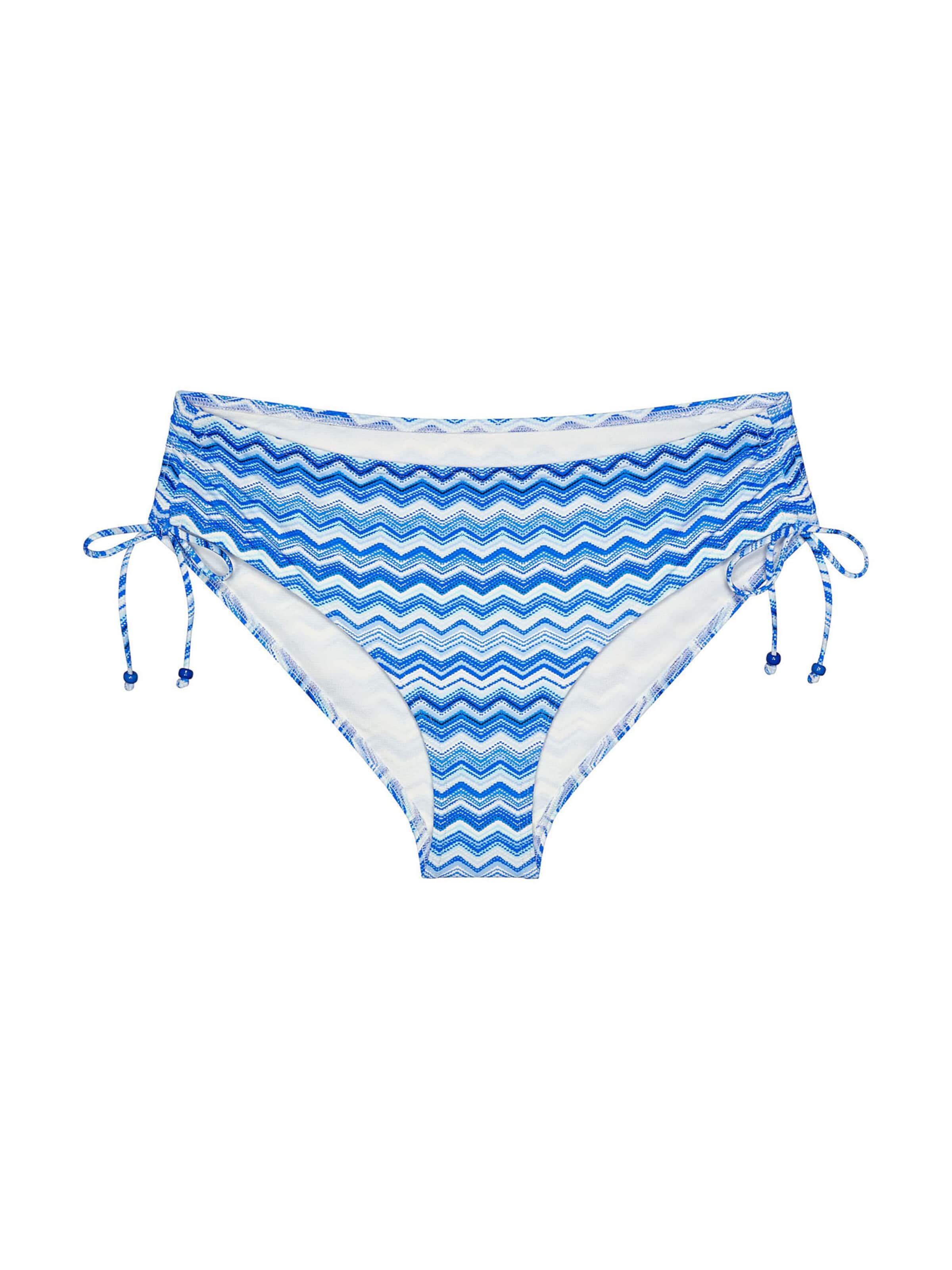 TRIUMPH Bikinibroek ' Red Label Mix & Match Summer ' in S in de kleur Blauw / Wit, Productweergave