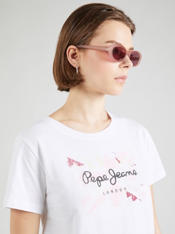 Pepe Jeans T-Shirt 'KALLAN' in Weiß