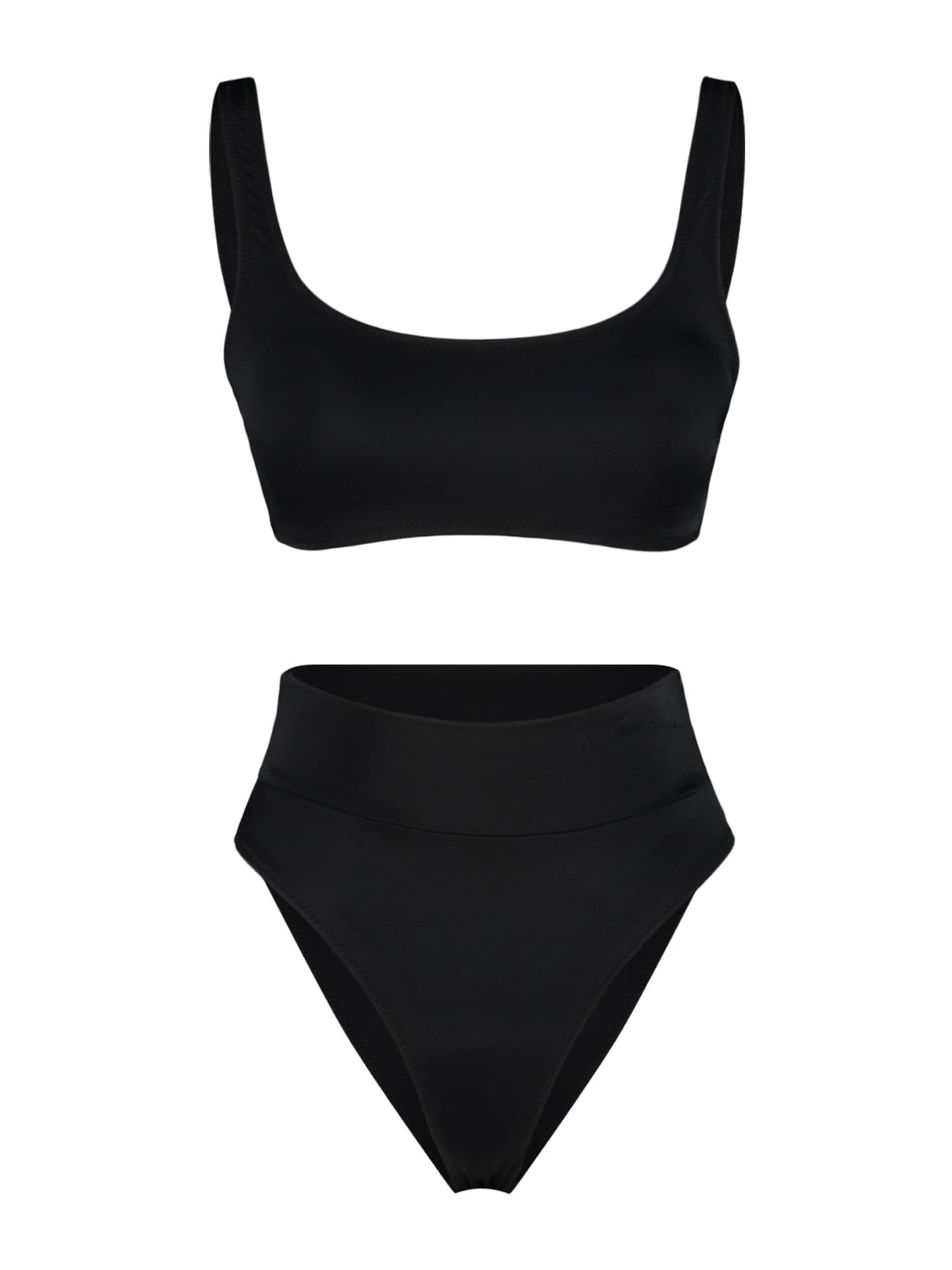 Bustino Bikini di Trendyol in nero: frontale