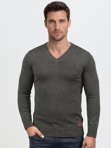 BLEND Pullover 'Lasse' in Grau: Vorderseite
