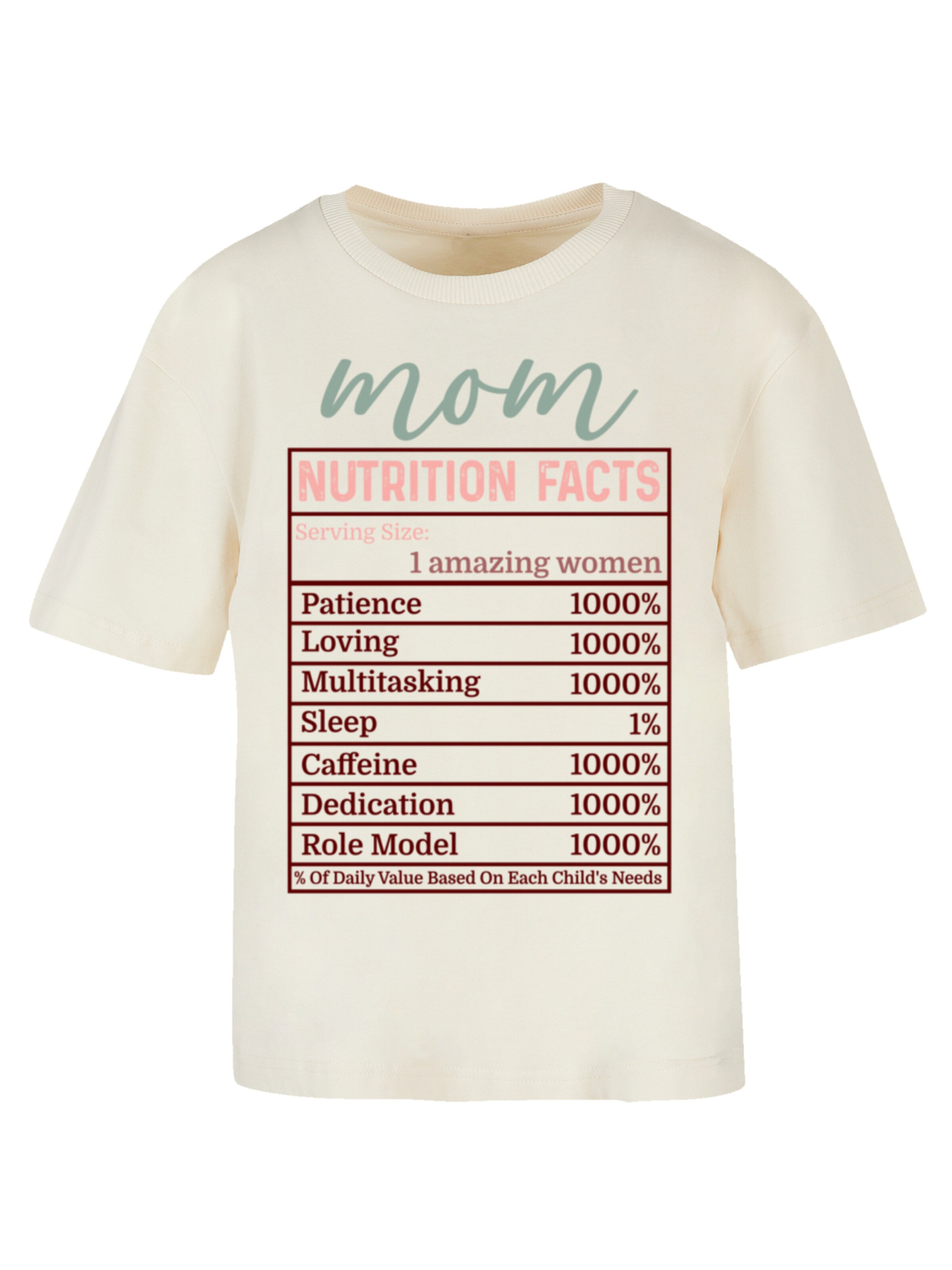 T-shirt F4NT4STIC en beige : devant