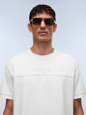 NAPAPIJRI Tričko 'S-UMBRA SS' - Biela
