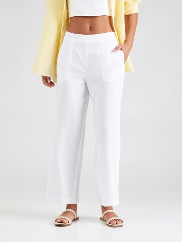 UNITED COLORS OF BENETTON Wide leg Broek in Wit: voorkant