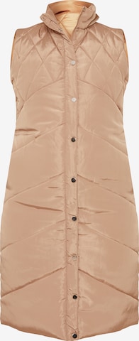 Gilet di Chi Chi London in marrone: frontale