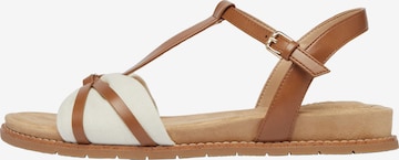 s.Oliver Sandals in Beige: front