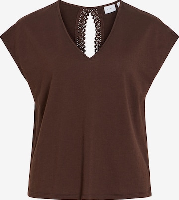 T-shirt 'VISyma' VILA en marron : devant