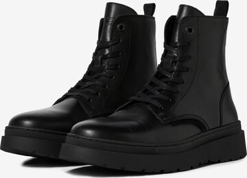 JACK & JONES Veterboots 'WADAM' in Grijs