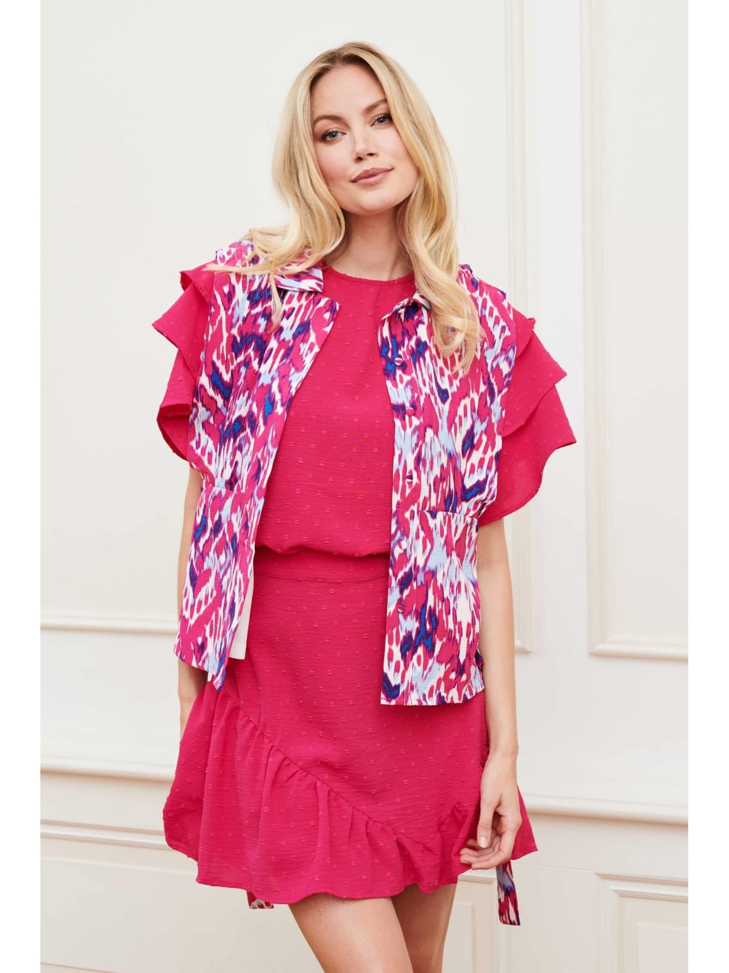 LOFTY MANNER Vest 'PC42 - Gilet Samara' in Pink: front