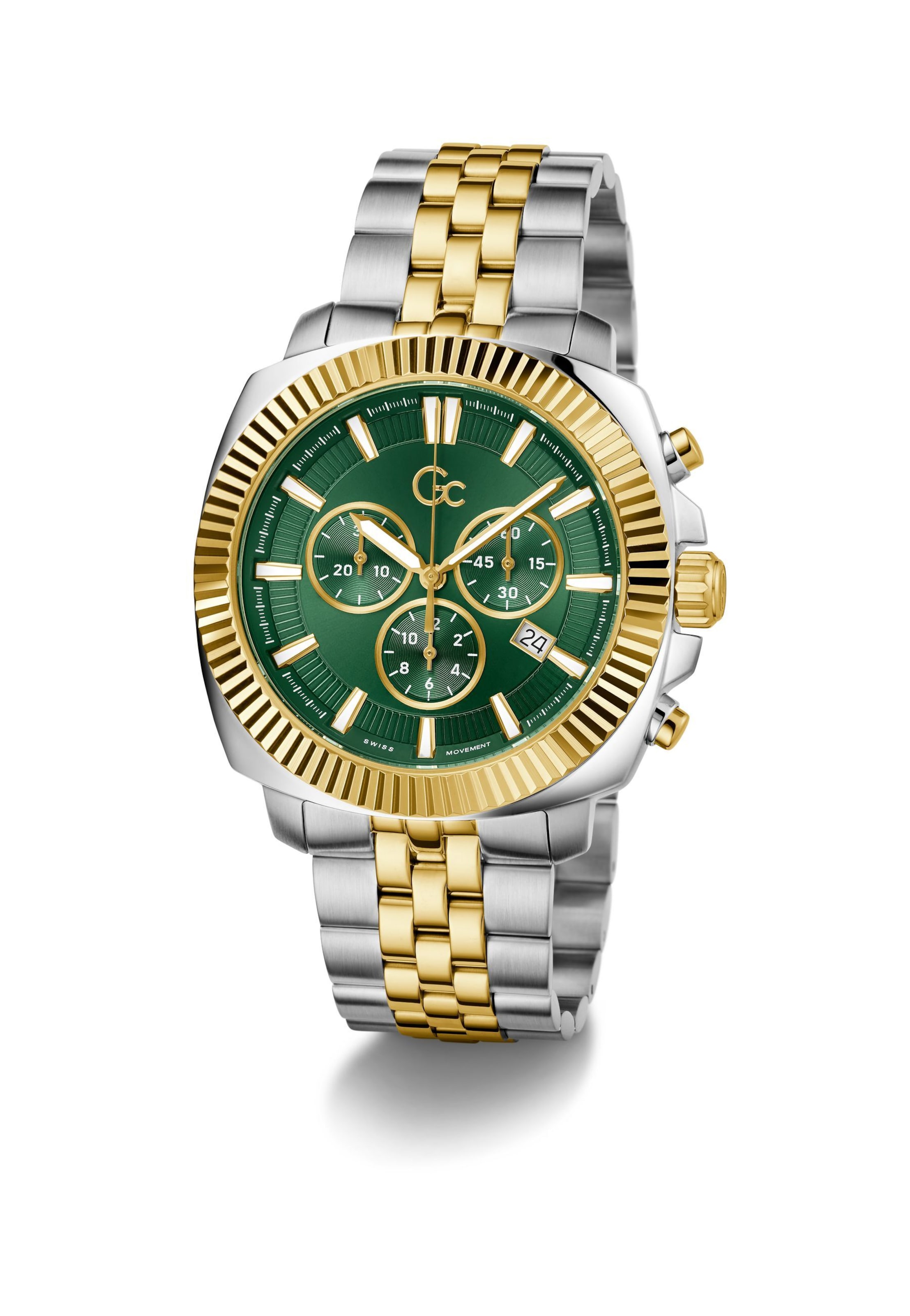 Montre à affichage analogique 'Flair Coussin' Gc Watches en or : devant