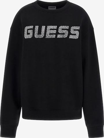 Sweat-shirt 'CECILIA' GUESS en noir : devant