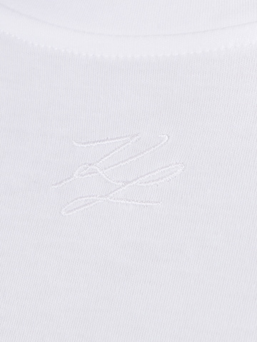 Tricou de la Karl Lagerfeld pe alb