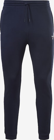 Reebok Workout Pants 'Identity' in Blue: front