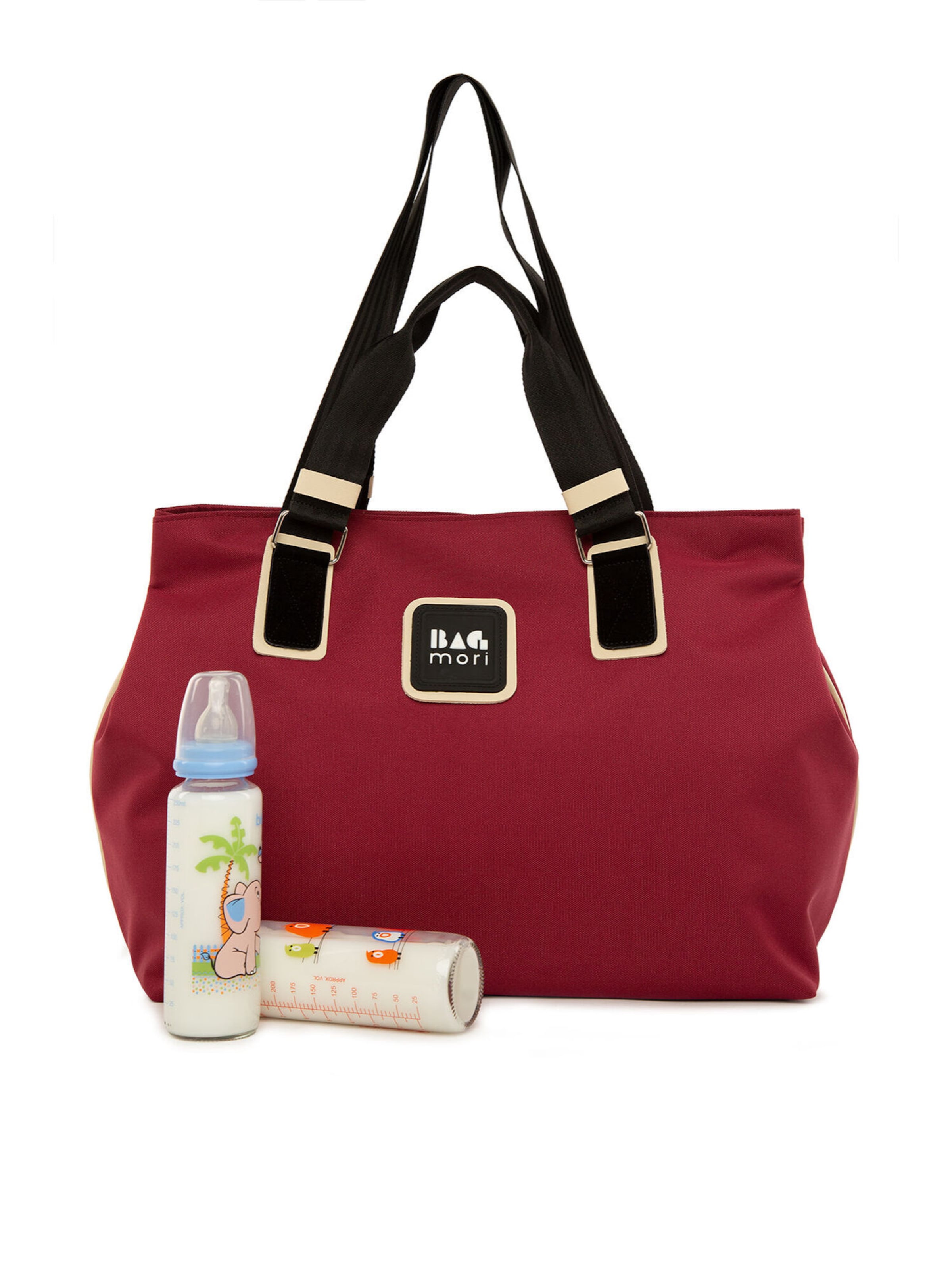 Bagmori Τσάντα αλλαξιέρα σε κόκκινο: μπροστά