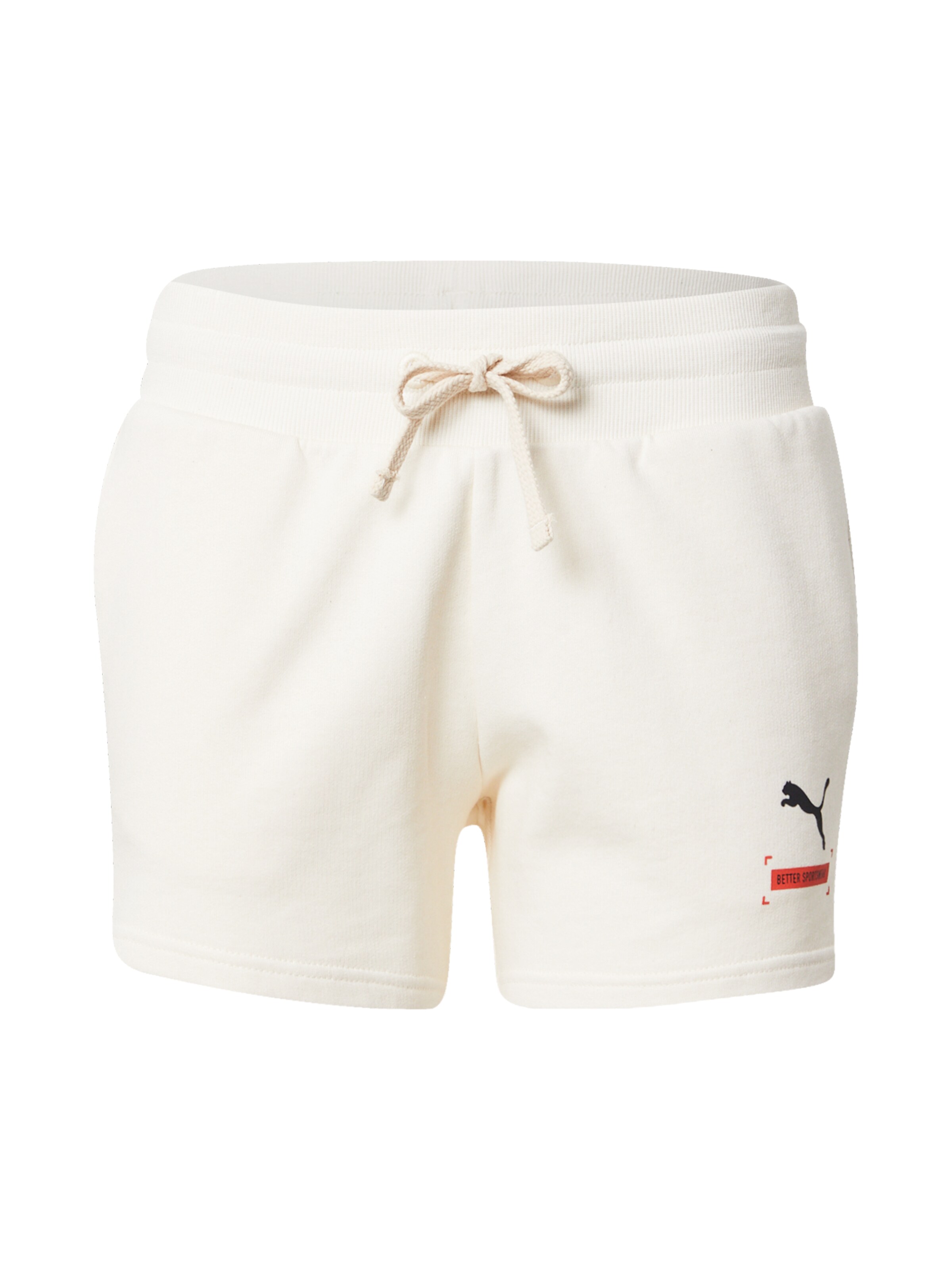 PUMA Regular Sports trousers in Beige: front