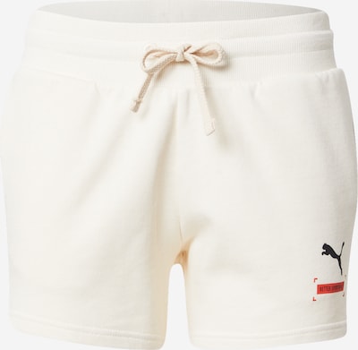 PUMA Sportshorts in beige / rot / schwarz, Produktansicht