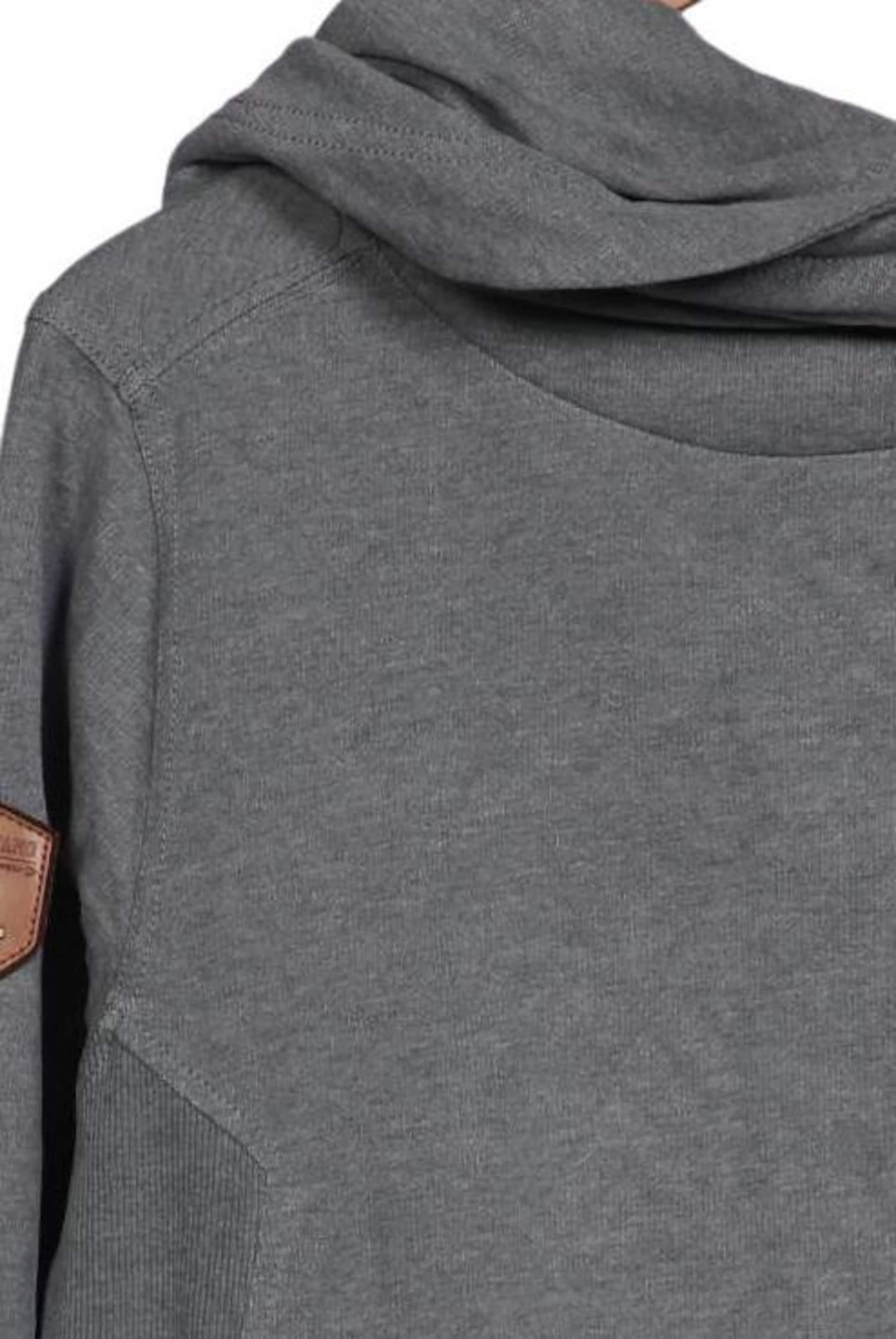 naketano Sweatshirt & Zip-Up Hoodie in L in Grey