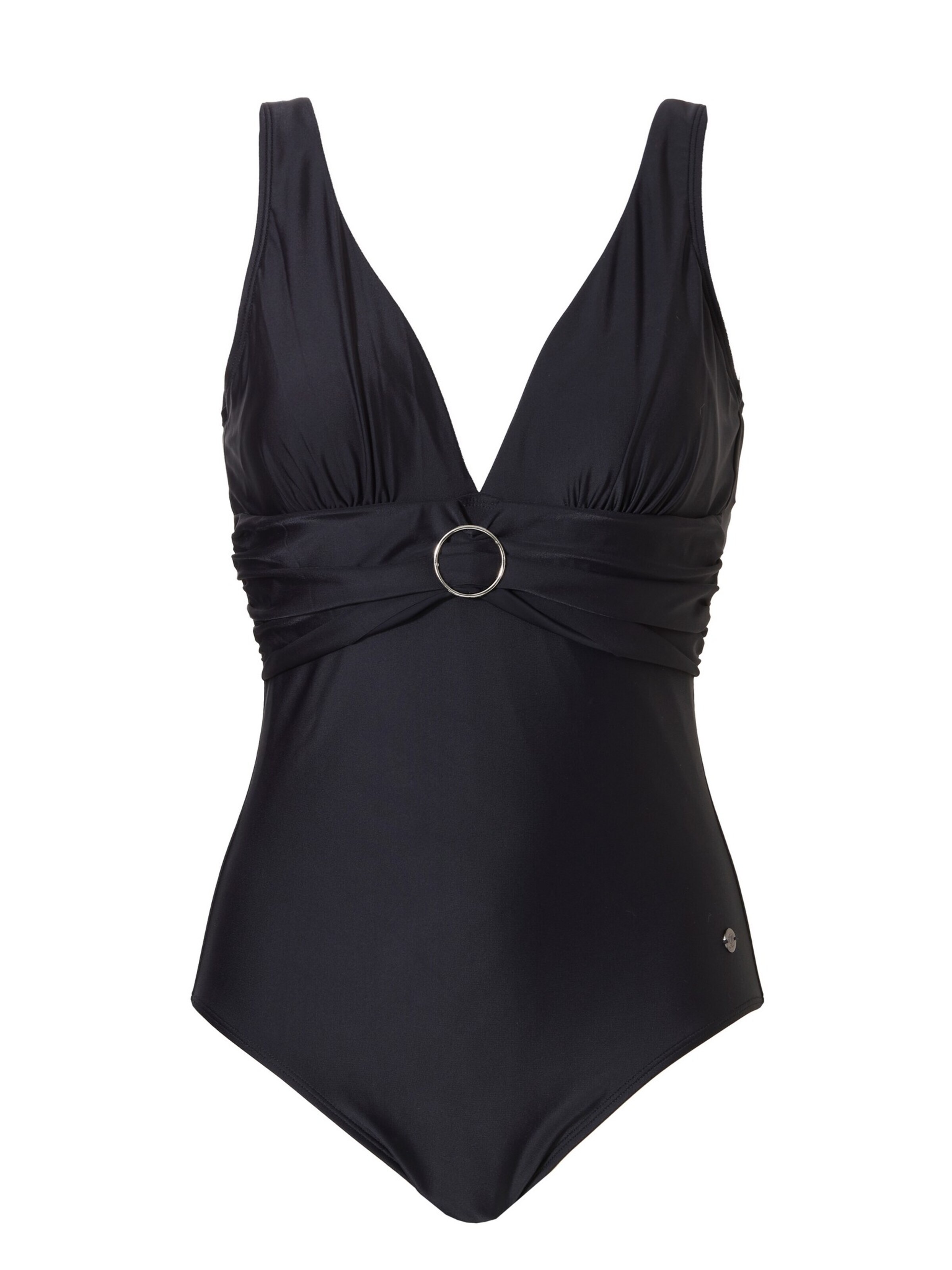 Pastunette T-shirt Shaping swimsuit in Black: front