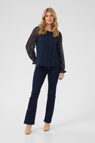 Cream Bluse 'Valerie' i grøn