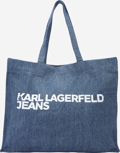 KARL LAGERFELD JEANS Shopper torba veličine One Size u plavi traper / bijela, Pregled proizvoda