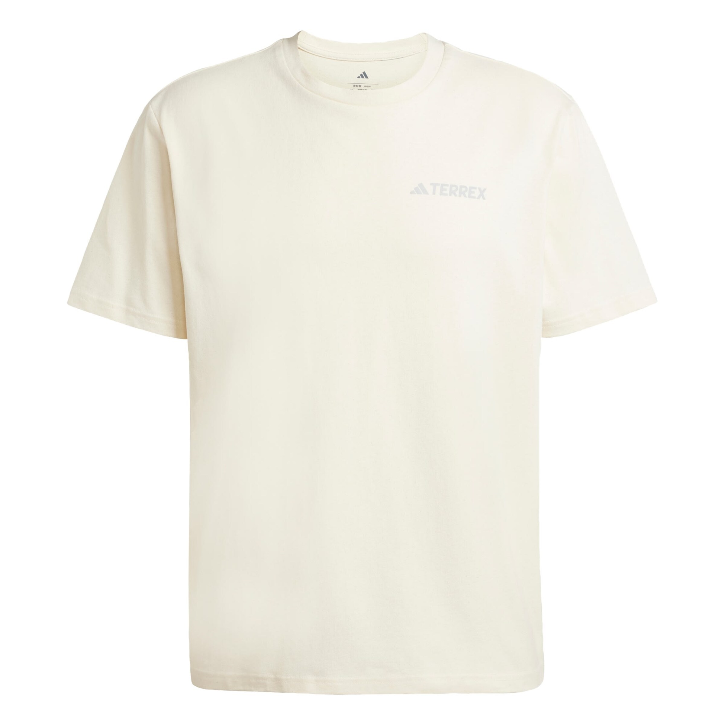 ADIDAS TERREX Functioneel shirt 'Polygiene Graphic' in Wit: voorkant