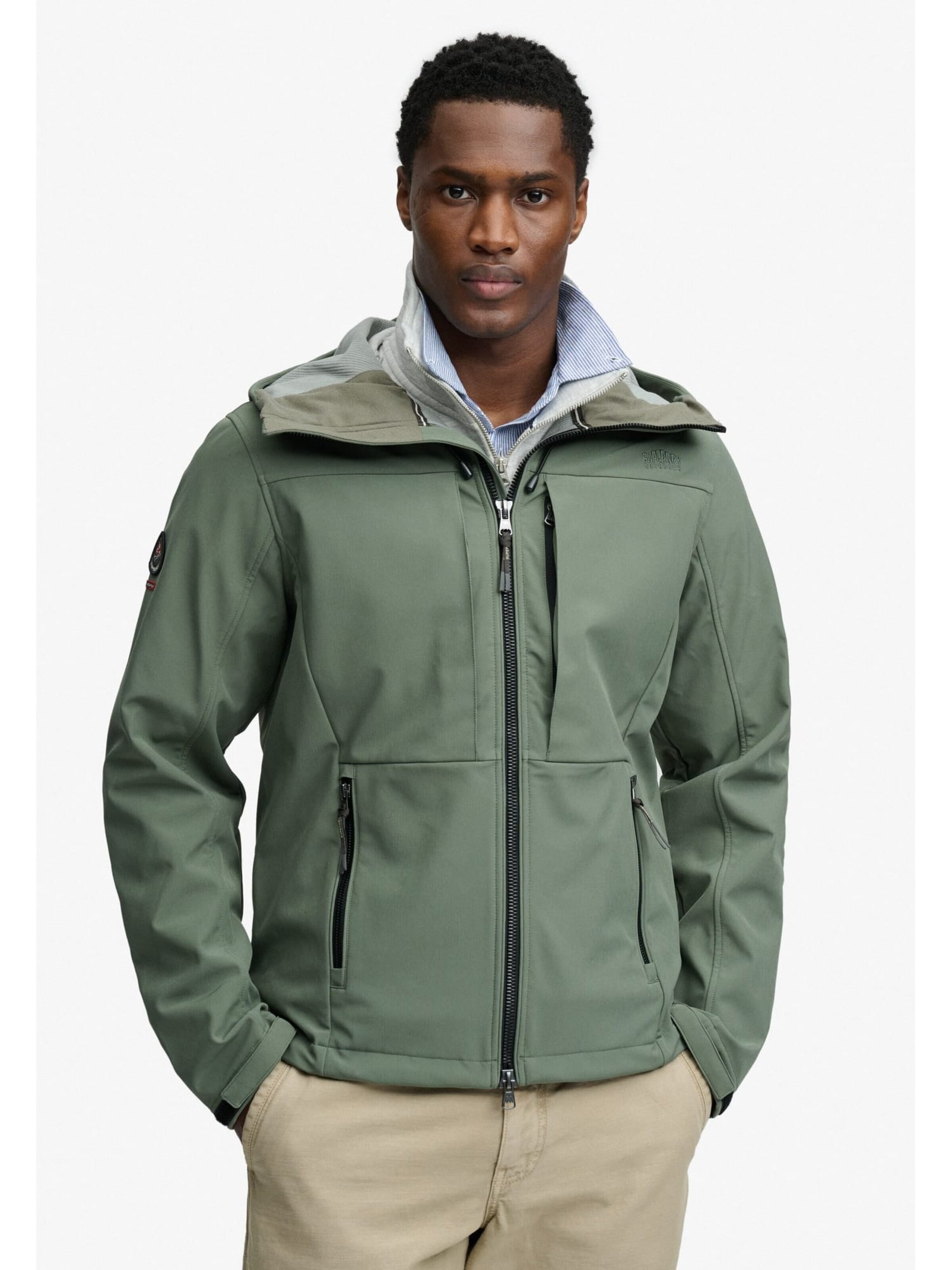 Superdry Between-seasons coat in Green