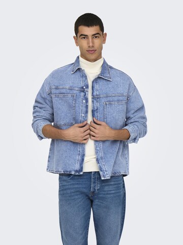 Giacca di mezza stagione 'ONSEmil' di Only & Sons in blu: frontale