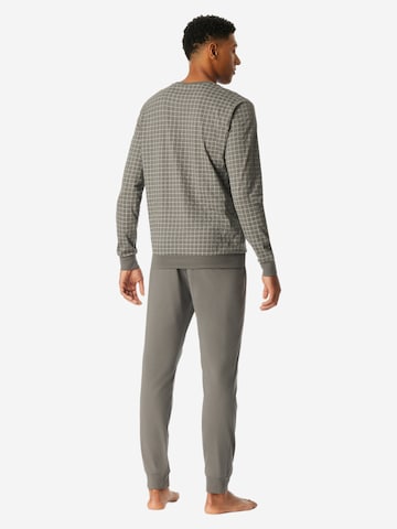 uncover by SCHIESSER Long Pajamas 'Basic' in Grey