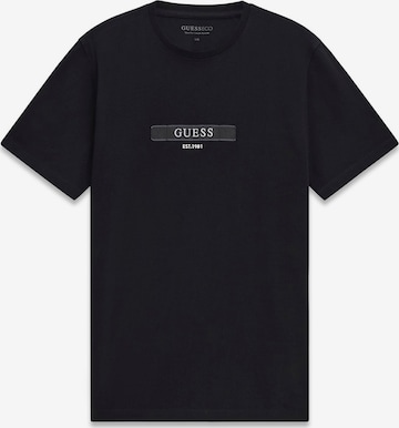 juoda GUESS Marškinėliai: priekis