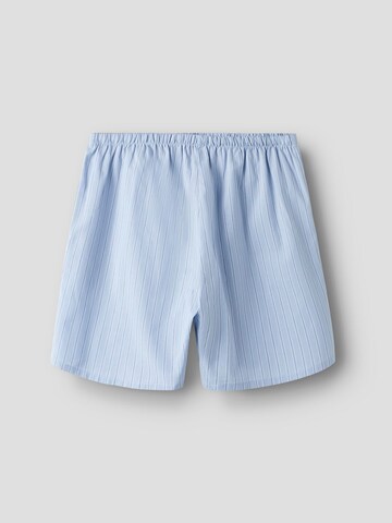 NAME IT Regular Trousers 'Popeline' in Blue