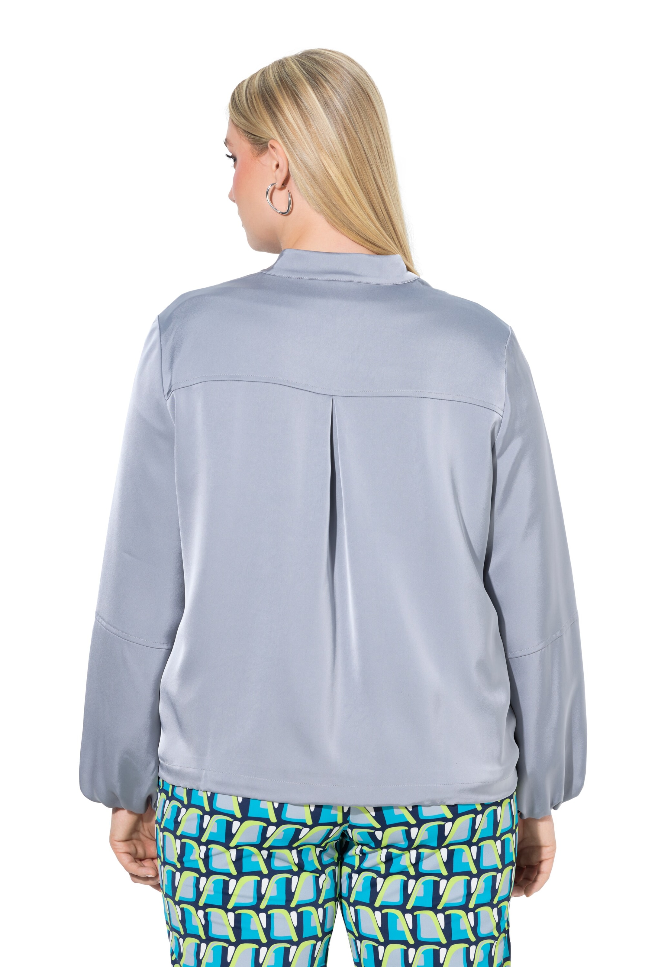 Ulla Popken Between-Season Jacket in Grey