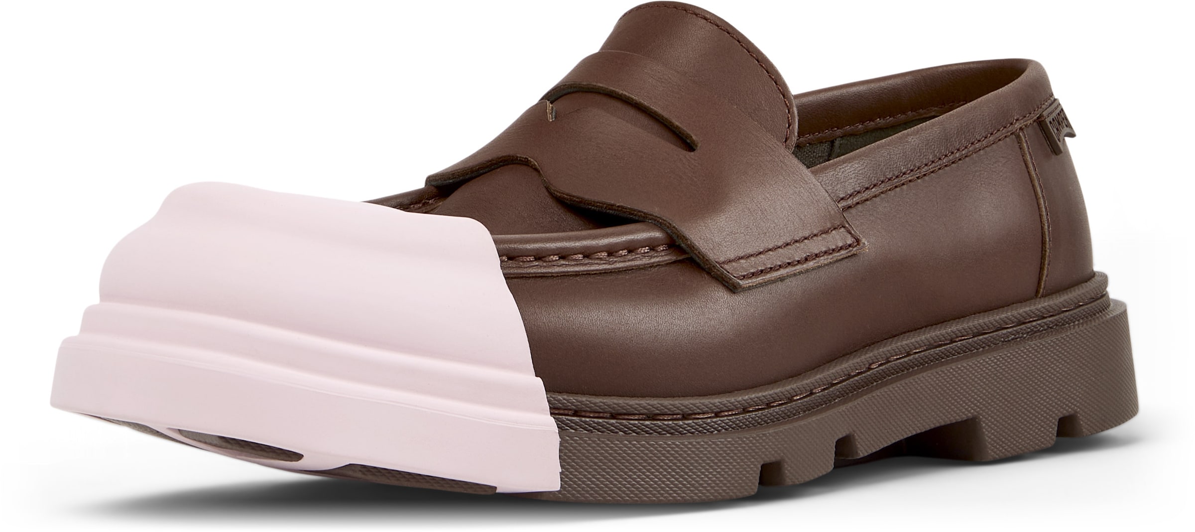 Slipper 'Junction' di CAMPER in marrone: frontale