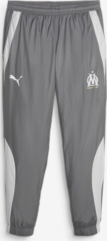 PUMA Workout Pants 'Olympique de Marseille' in Grey: front
