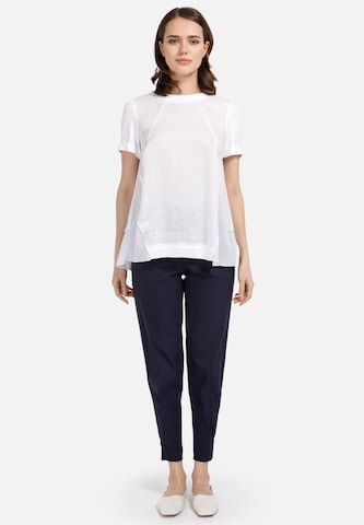 T-shirt oversize HELMIDGE en blanc : devant