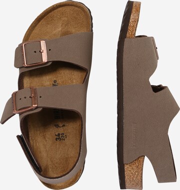 BIRKENSTOCK Open schoenen 'Milano' in Bruin