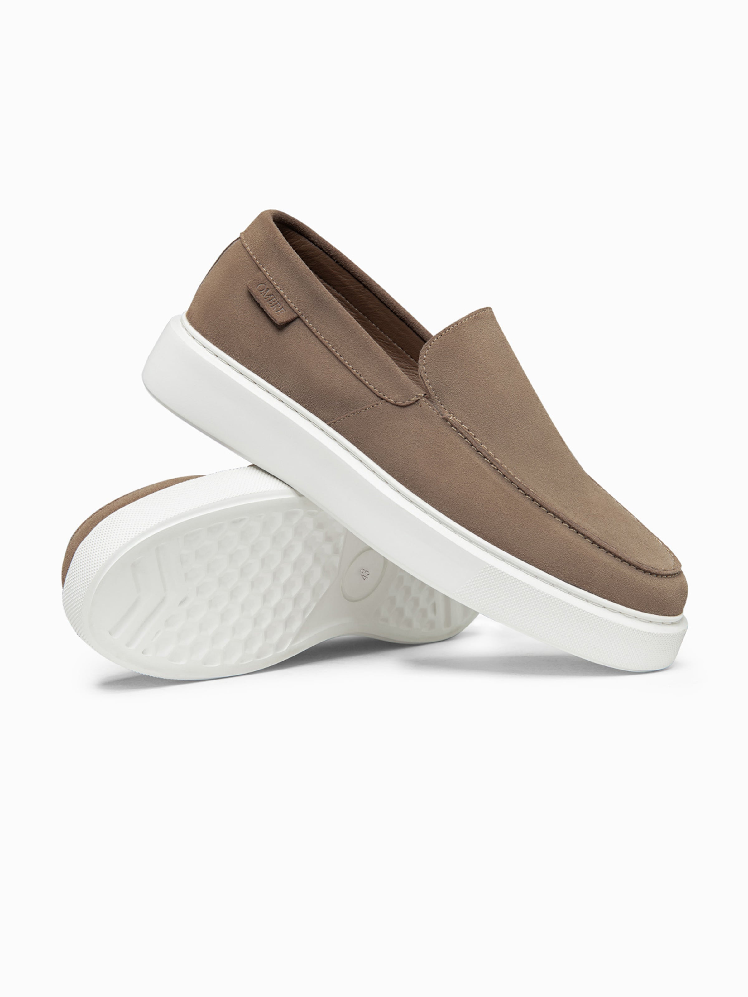 Ombre Mokassin in Beige