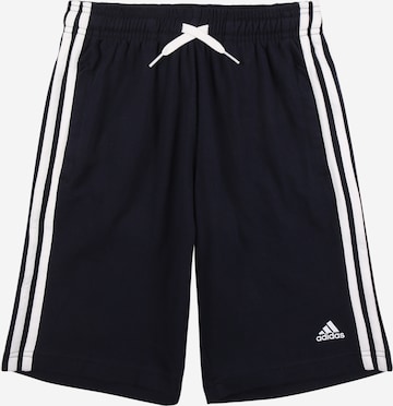 ADIDAS SPORTSWEAR Spodnie sportowe 'Essentials 3-Stripes' w kolorze czarny: przód