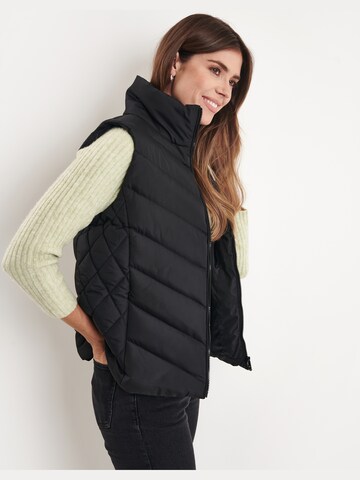 Threadbare Bodywarmer 'Daffodil' in Zwart