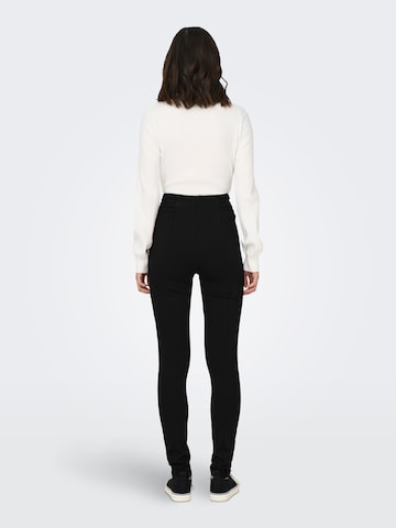 ONLY Skinny Leggings 'Daphne' in Zwart