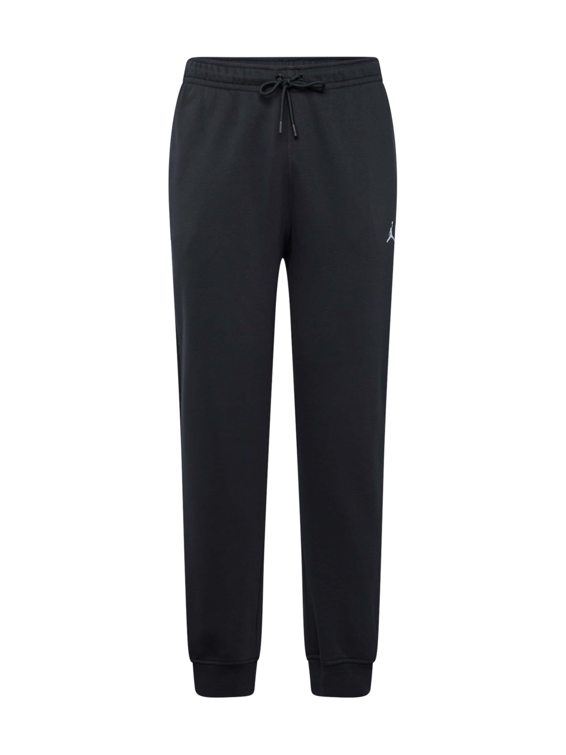 JordanTapered Hlače 'Brooklyn' - crna boja: prednji dio