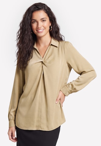 usha BLACK LABEL Blouse in Geel: voorkant