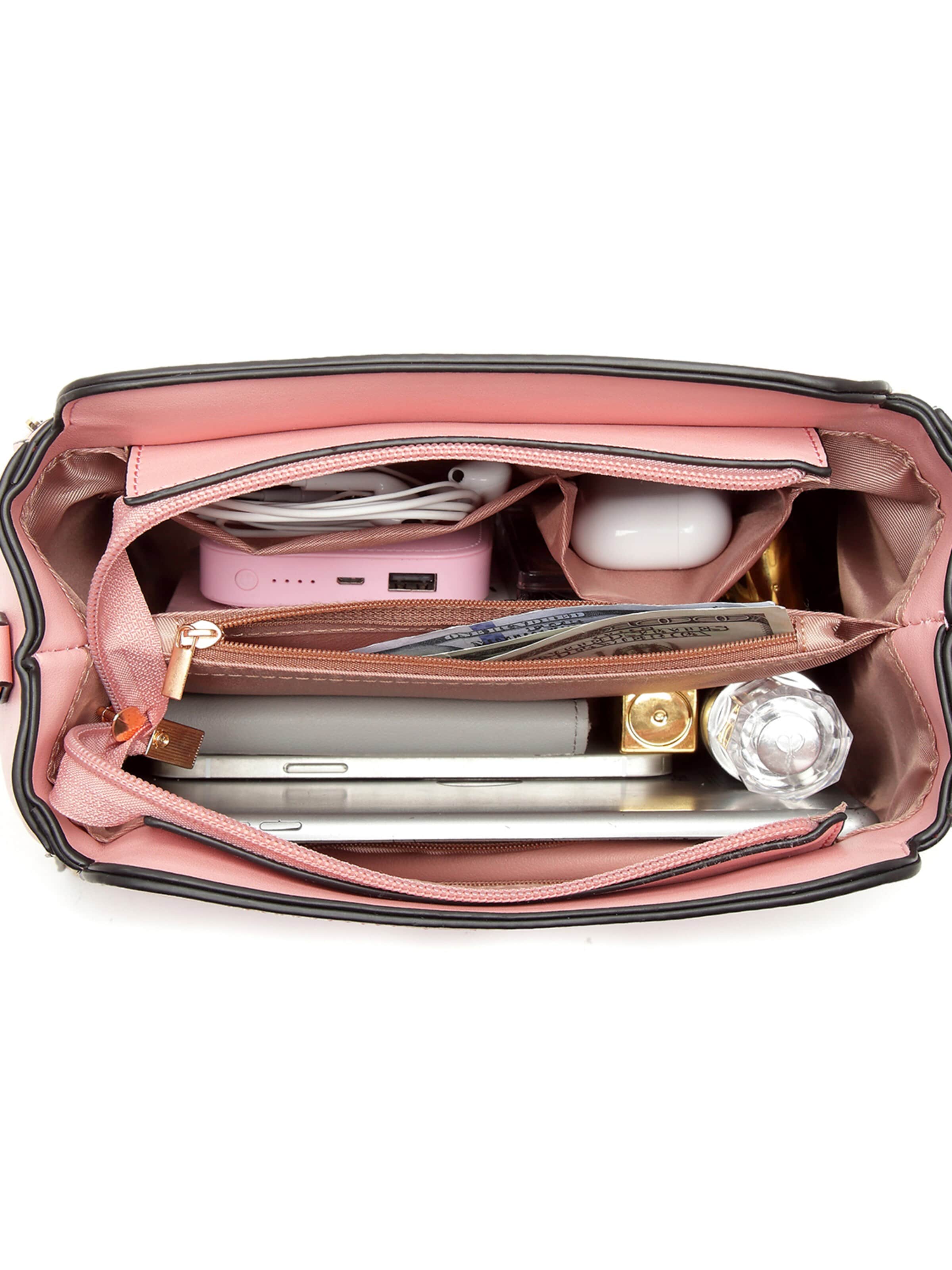 Miss Lulu Schultertasche‌ in Pink