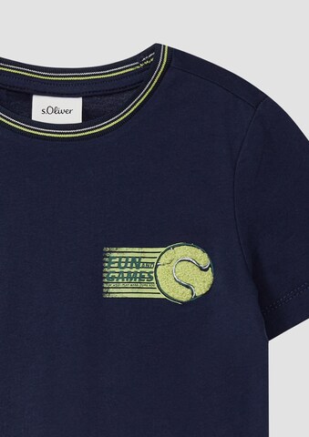 T-Shirt s.Oliver en bleu