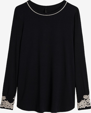 INTIMISSIMI Pajama Shirt in Black: front