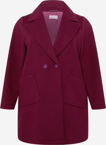 Persona by Marina Rinaldi Between-Seasons Coat in Purple: front