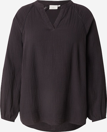 Camicia da donna 'THYRA' di ONLY Carmakoma in grigio: frontale