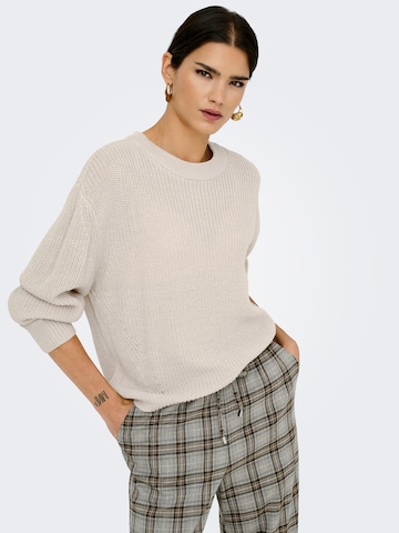 ONLY Sweater 'ONLMILOUZ' in Beige